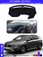 Fiat Egea Cross Torpido Koruyucu - Ekranlı Modele Özel - Tam Uyumlu - Koku Yapmaz - Kenar Mavi 2