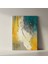 Soyut Sarı ve Yeşil Tonlarında Modern Sanat Tablosu 2