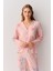 Flower Gömlek Yaka Pijama Takımı 2
