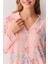 Flower Gömlek Yaka Pijama Takımı 3