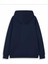 One Best Word Baskılı Kapüşonlu Cepli Içi Yünlü Lacivert Sweatshirt 2