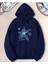 Yıldız Kot Hoodie Baskılı Kapüşonlu Cepli Içi Yünlü Lacivert Sweatshirt 1