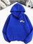 Cepli Çiçek Baskılı Kalın Kapüşonlu Sweatshirt 1
