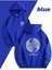 Lazarus Arka Göğüs Baskılı Kapüşonlu Cepli Pamuklu Saks Sweatshirt 1