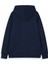 Parlak Kelebek Baskılı Kapüşonlu Cepli Pamuklu Lacivert Sweatshirt 2