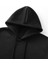 Paras Flower Baskılı Kapüşonlu Cepli Pamuklu Siyah Sweatshirt 3