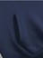 Butterfly Ön Arka Baskılı Kapüşonlu Cepli Pamuklu Lacivert Sweatshirt 4