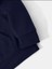 Patili Kalp Baskılı Kapüşonlu Cepli Içi Yünlü Lacivert Sweatshirt 3
