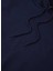 Yarım Aslan Yüzü Baskılı Kapüşonlu Cepli Pamuklu Lacivert Sweatshirt 4