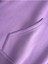 Lazarus Arka Göğüs Baskılı Kapüşonlu Cepli Pamuklu Lila Sweatshirt 4