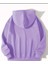 Berry Good Baskılı Kapüşonlu Cepli Içi Yünlü Lila Sweatshirt 2
