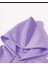 Berry Good Baskılı Kapüşonlu Cepli Içi Yünlü Lila Sweatshirt 3