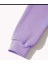 Berry Good Baskılı Kapüşonlu Cepli Içi Yünlü Lila Sweatshirt 4
