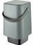 8 Lt Click Kapaklı Tutma Saplı Iç Kovalı Tezgah Üst Mutfak Çöp Kovası - Gri (Büyük Boy) Yedk Clipsli 3