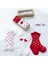 3 Çift Kutulu Kalp Desenli Bebek Çorabı - Uzun Pamuklu Çorap Seti / 6-18 Ay 3