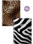 A5 Spiralli Karton Kapak 2'li Set Kareli Ders Programlı Not Okul Defteri - Leopar, Zebra 4