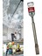 Sds-Plus Düz Keski Ucu 14X250X20 mm | Beton ve Duvar Için Kırma ve Kanal Açma Ucu 1
