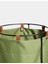 Edda Deri Askılı Metal Gövdeli Retro Çamaşır Sepeti - Yeşil 4