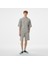 Baskılı Erkek Oversize Fit Gri Şort 1