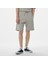 Baskılı Erkek Oversize Fit Gri Şort 3