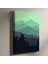 Dağ Manzarası ve Geyik Silüeti Tablosu 1