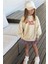 Kız Çocuk Baskılı 3 Iplik Kumaş Pamuklu Sweatshirt 1