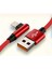 USB To Lightning 3m 2.4A Kablo - Kırmızı 1