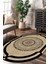 Dijital Kaymaz Yıkanabilir Modern Salon Halısı Mutfak Halısı Koridor Halısı Oval Halı Yolluk DC-4080 Oval 1