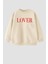 Kız Çocuk Baskılı 3 Iplik Kumaş Pamuklu Sweatshirt 1