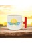 Hello Summer Yazı Tasarımlı Kırmızı T Kulplu Seramik Baskılı Kupa Bardak 250 ml 1