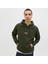 Erkek Gögüs Minimal Logo Baskili Kapüsonlu Sweatshirt - Soho 4
