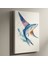 Uçan Balık Soyut Sanat Tablosu 1