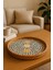 Sedef Mozaik Rattan Servis Tepsisi, El Yapımı Boho Sunum Tepsisi, Kahve/çay Ikram, 40 cm 5