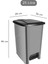 Slim Pedallı Banyo Mutfak Çöp Kovası - 25 Litre - Antrasit(Iç Kovasız) 3