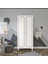 Stil 2 Kapaklı Modern Desenli Gardırop, Elbise Dolabı - Tamamı Mdf 1