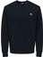 Onsceres Reg Ls Logo Crew Siyah Erkek Sweatshirt 22035226 1