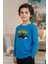 Erkek Çocuk Bisiklet Yaka Baskı Detaylı 3'lü Basic Sweatshirt 3