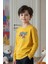 Erkek Çocuk Bisiklet Yaka Baskı Detaylı 3'lü Basic Sweatshirt 4