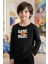 Sıfır Yaka Game Mode Baskılı Erkek Çocuk Sweatshirt 1