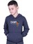 3'lü Erkek Çocuk Baskılı Cepli Kapüşonlu Sweatshirt 4