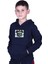 3'lü Erkek Çocuk Baskılı Cepli Kapüşonlu Sweatshirt 2