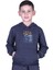 3'lü Erkek Çocuk Baskılı Cepli Kapüşonlu Sweatshirt 4