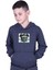 Kapüşonlu Kanguru Cepli Bear Baskılı Erkek Çocuk Sweatshirt 2