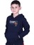 Kapüşonlu Kanguru Cepli Champıon Baskılı Erkek Çocuk Sweatshirt 1