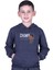 Kapüşonlu Kanguru Cepli Champıon Baskılı Erkek Çocuk Sweatshirt 1