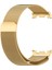 Galaxy Watch 8 40MM / 44MM Uyumlu Hasır Metal Kordon-01 Gold 1