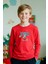 Erkek Çocuk Bisiklet Yaka Baskı Detaylı 3'lü Basic Sweatshirt 3
