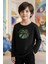 Erkek Çocuk Bisiklet Yaka Baskı Detaylı 3'lü Basic Sweatshirt 4