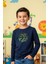 Erkek Çocuk Bisiklet Yaka Baskı Detaylı 3'lü Basic Sweatshirt 4