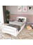 Hayal Tek Kişilik Mdf Karyola Beyaz - 90 cm x 190 cm Yataklarla Uyumlu 2